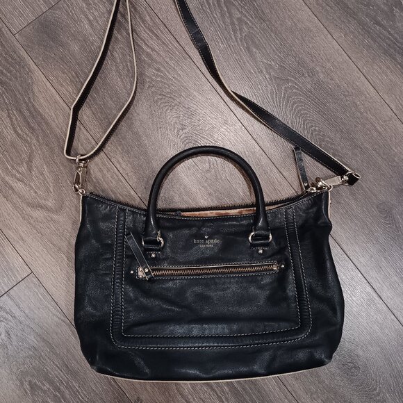 Black Kate Spade ♠️ New York Purse - Picture 3 of 7